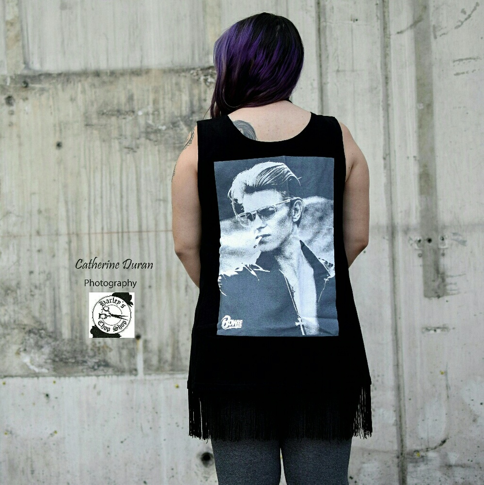 FINALDAVID BOWIE KIMONO FRINGE VEST